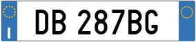 Truck License Plate
